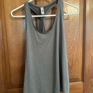 all in motion Grey Heather Racerback Tank - Women's Active Tank